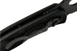 Spyderco Persistence Lightweight Black C136PSBBK FRN Partially Serrated Pocket Knife -Famous Knife Shop SPC136PSBBK 06 spyderco