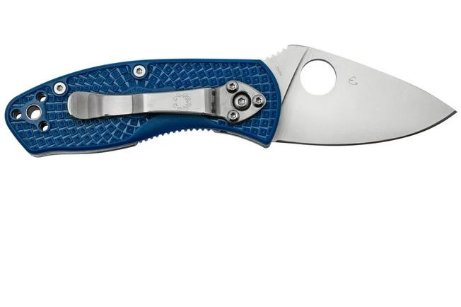 Spyderco Ambitious Lightweight C148PBL, CPM S35VN, Blue Pocket Knife 4 Spyderco Ambitious Lightweight C148PBL, CPM S35VN, Blue Pocket Knife - Image 2