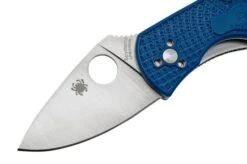 Spyderco Ambitious Lightweight C148PBL, CPM S35VN, Blue Pocket Knife 10 Spyderco Ambitious Lightweight C148PBL, CPM S35VN, Blue Pocket Knife -Famous Knife Shop SPC148PBL 03 spyderco