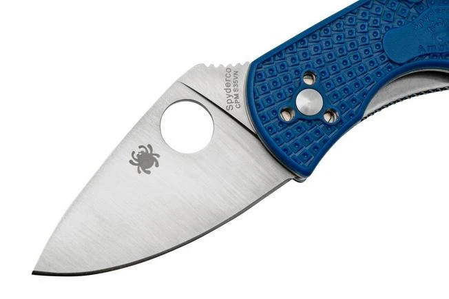 Spyderco Ambitious Lightweight C148PBL, CPM S35VN, Blue Pocket Knife 5 Spyderco Ambitious Lightweight C148PBL, CPM S35VN, Blue Pocket Knife - Image 3