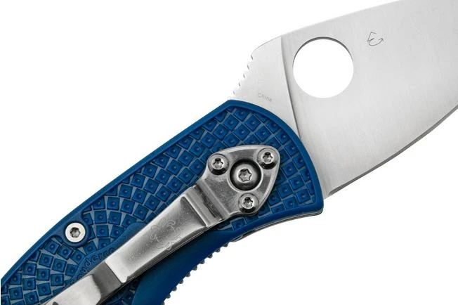 Spyderco Ambitious Lightweight C148PBL, CPM S35VN, Blue Pocket Knife 7 Spyderco Ambitious Lightweight C148PBL, CPM S35VN, Blue Pocket Knife - Image 5