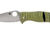 Spyderco Caribbean C217GS Serrated Pocket Knife, Sal Glesser Design