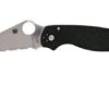 Spyderco Para 3 C223GPS Partly Serrated Pocket Knife -Famous Knife Shop SPC223GPS 01 spyderco spc223gps 01