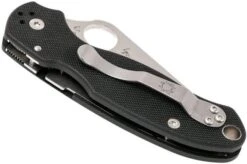 Spyderco Para 3 C223GPS Partly Serrated Pocket Knife -Famous Knife Shop SPC223GPS 04 spyderco spc223gps 04