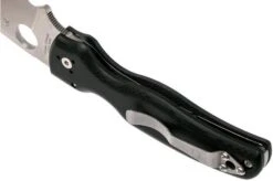 Spyderco Shaman C229GS Serrated Pocket Knife, Sal Glesser Design 14 Spyderco Shaman C229GS Serrated Pocket Knife, Sal Glesser Design -Famous Knife Shop SPC229GS 05 spyderco spc229gs 05