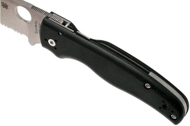 Spyderco Shaman C229GS Serrated Pocket Knife, Sal Glesser Design 9 Spyderco Shaman C229GS Serrated Pocket Knife, Sal Glesser Design - Image 7