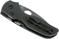 Spyderco Lil' Native Compression Lock Black C230GPBBK Pocket Knife -Famous Knife Shop SPC230GPBBK 04 spyderco