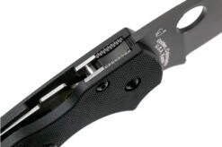 Spyderco Lil' Native Compression Lock Black C230GPBBK Pocket Knife -Famous Knife Shop SPC230GPBBK 06 spyderco