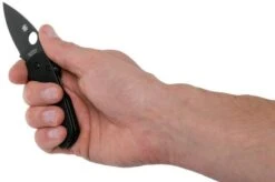 Spyderco Lil' Native Compression Lock Black C230GPBBK Pocket Knife -Famous Knife Shop SPC230GPBBK 08 spyderco