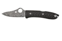 Spyderco SpyOpera C255CFPD Carbon Fiber, Damasteel, Sprint Run Pocket Knife