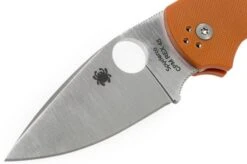 Spyderco Native 5 REX45 Burnt Orange G10 C41GPBORE5 Sprint Run Pocket Knife -Famous Knife Shop SPC41GPBORE5 03 spyderco