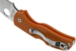 Spyderco Native 5 REX45 Burnt Orange G10 C41GPBORE5 Sprint Run Pocket Knife -Famous Knife Shop SPC41GPBORE5 05 spyderco