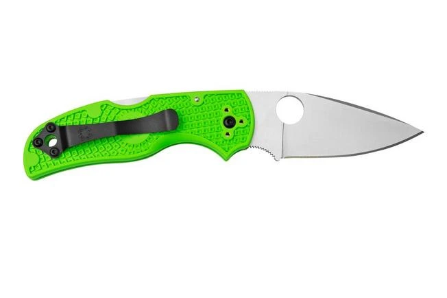 Spyderco Native 5 Salt, Green FRN, LC200N, C41PGR5 Pocket Knife 4 Spyderco Native 5 Salt, Green FRN, LC200N, C41PGR5 Pocket Knife - Image 2