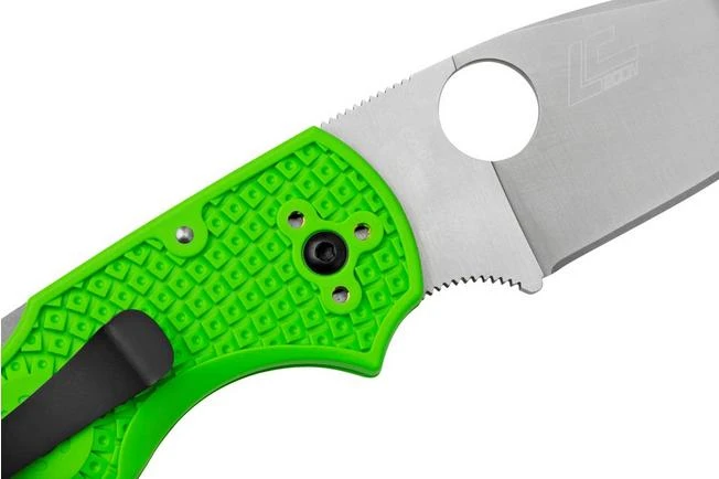 Spyderco Native 5 Salt, Green FRN, LC200N, C41PGR5 Pocket Knife 7 Spyderco Native 5 Salt, Green FRN, LC200N, C41PGR5 Pocket Knife - Image 5