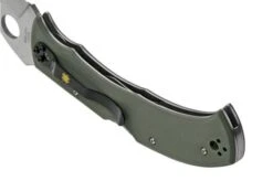 Spyderco Massad Ayoob CruWear, Serrated, Grey G10 C60GSGY Sprint Run 2022 Pocket Knife -Famous Knife Shop SPC60GSGY 04 spyderco