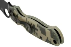 Spyderco Paramilitary 2 Camo Black C81GPCMOBK2 Pocket Knife -Famous Knife Shop SPC81GPCMOBK2 04 spyderco