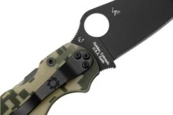 Spyderco Paramilitary 2 Camo Black C81GPCMOBK2 Pocket Knife -Famous Knife Shop SPC81GPCMOBK2 05 spyderco
