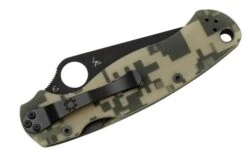 Spyderco Paramilitary 2 Camo Black C81GPCMOBK2 Pocket Knife -Famous Knife Shop SPC81GPCMOBK2 07 spyderco