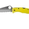 Spyderco Pacific Salt 2 Yellow C91SYL2 Serrated Pocket Knife -Famous Knife Shop SPC91SYL2 01 spyderco