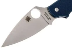 Spyderco UK Penknife S110V Dark Blue C94DBL Pocket Knife 12 Spyderco UK Penknife S110V Dark Blue C94DBL Pocket Knife -Famous Knife Shop SPC94PDBL 03 spyderco spc94pdbl 03