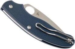 Spyderco UK Penknife S110V Dark Blue C94DBL Pocket Knife 13 Spyderco UK Penknife S110V Dark Blue C94DBL Pocket Knife -Famous Knife Shop SPC94PDBL 04 spyderco spc94pdbl 04