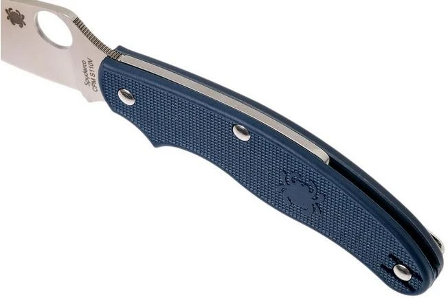 Spyderco UK Penknife S110V Dark Blue C94DBL Pocket Knife 9 Spyderco UK Penknife S110V Dark Blue C94DBL Pocket Knife - Image 7