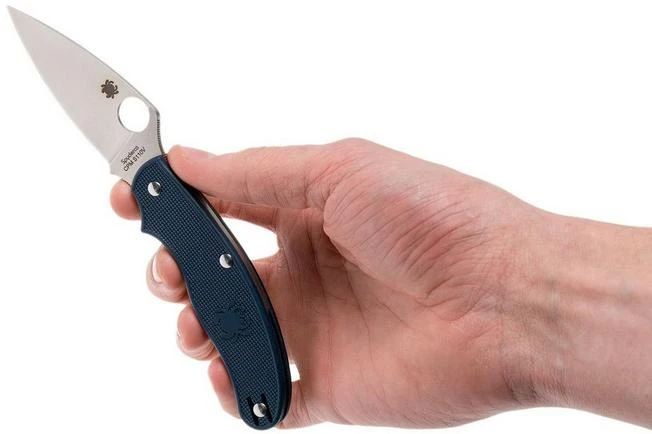 Spyderco UK Penknife S110V Dark Blue C94DBL Pocket Knife 10 Spyderco UK Penknife S110V Dark Blue C94DBL Pocket Knife - Image 8