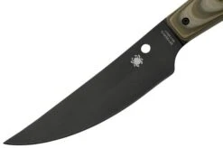 Spyderco Bow River CFB46GPODBK OD Green, Black Fixed Knife, Phil Wilson Design -Famous Knife Shop SPCFB46GPODBK 03 spyderco