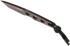 TRC Knives Mini Tanto, M390 Apocalyptic Finish, Neck Knife -Famous Knife Shop TI MTA 04 trc knives