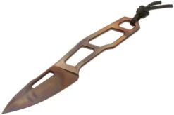 TRC Knives Speed Demon, M390 Apocalypse Finish 2022 Biohazard Edition, Neck Knife -Famous Knife Shop TI SD M390 APO 03 trc knives