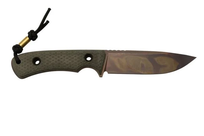 TRC Knives South Pole Apo Finish Green Canvas Micarta, Survival Knife 4 TRC Knives South Pole Apo Finish Green Canvas Micarta, Survival Knife - Image 2