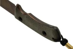 TRC Knives South Pole Apo Finish Green Canvas Micarta, Survival Knife 11 TRC Knives South Pole Apo Finish Green Canvas Micarta, Survival Knife -Famous Knife Shop TI SP GNM APO 04 trc