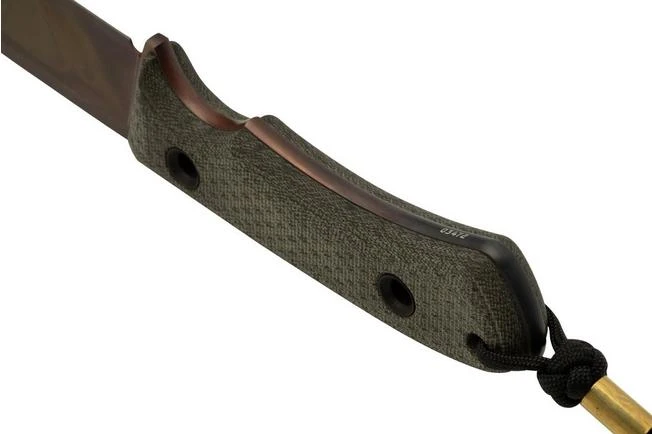 TRC Knives South Pole Apo Finish Green Canvas Micarta, Survival Knife 6 TRC Knives South Pole Apo Finish Green Canvas Micarta, Survival Knife - Image 4