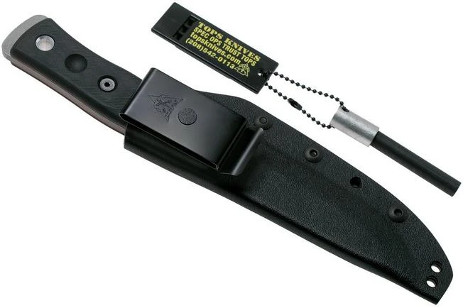 TOPS Knives B.O.B. Fieldcraft 154CM Black G10 BROS-154-BLK10 9 TOPS Knives B.O.B. Fieldcraft 154CM Black G10 BROS-154-BLK10 - Image 7