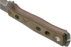 TOPS Knives B.O.B. Fieldcraft 154CM Green Canvas Micarta BROS-154-GCM Bushcraft Knife -Famous Knife Shop TK BROS 154 GCM 04 tops knives