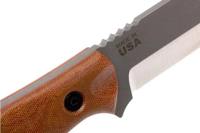 TOPS Knives B.O.B. Fieldcraft 154CM Tan Canvas Micarta BROS-154-TC 7 TOPS Knives B.O.B. Fieldcraft 154CM Tan Canvas Micarta BROS-154-TC - Image 5