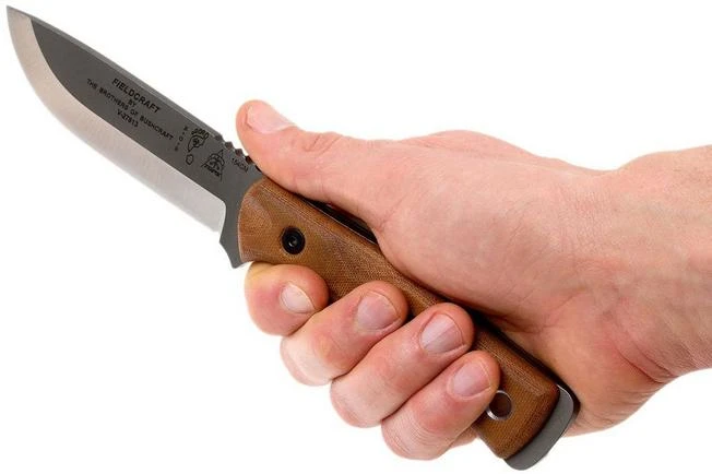 TOPS Knives B.O.B. Fieldcraft 154CM Tan Canvas Micarta BROS-154-TC 9 TOPS Knives B.O.B. Fieldcraft 154CM Tan Canvas Micarta BROS-154-TC - Image 7