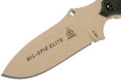 TOPS Knives TOPS Mil-SPIE Elite Black Canvas Micarta MIL3-ELITE Survival Knife -Famous Knife Shop TK MIL3 ELITE 03 tops knives