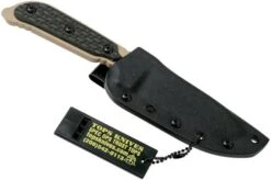 TOPS Knives TOPS Mil-SPIE Elite Black Canvas Micarta MIL3-ELITE Survival Knife -Famous Knife Shop TK MIL3 ELITE 07 tops knives