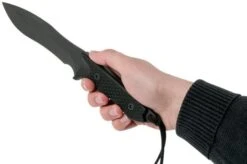 Spartan Blades Ronin Shinto, Black Blade, Black Handle, Outdoor Knife -Famous Knife Shop USSB47BKBKNLBK 06 spartan blades