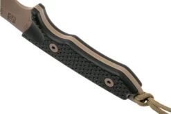 Spartan Blades Ronin Shinto, FDE Blade, Black Handle, Outdoor Knife -Famous Knife Shop USSB47DEBKNLTN 04 spartan blades