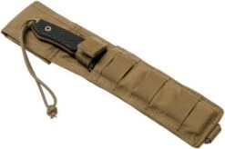 Spartan Blades Ronin Shinto, FDE Blade, Black Handle, Outdoor Knife -Famous Knife Shop USSB47DEBKNLTN 07 spartan blades