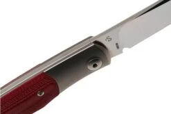 Viper Hug 2 V5994GR Red G10 Pocket Knife, Sacha Thiel Design -Famous Knife Shop VPV5994GR 06 viper