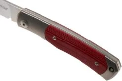 Viper Hug 2 V5994GR Red G10 Pocket Knife, Sacha Thiel Design -Famous Knife Shop VPV5994GR 07 viper