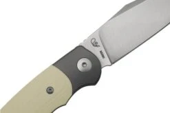 Viper Twin, V6002GI, Satin M390, Ivory G10 Pocket Knife, Fabrizio Silvestrelli Design -Famous Knife Shop VPV6002GI 05 viper
