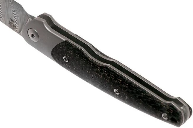 Viper Key VA5978FCB Bolster Damascus Copper Carbon Fibre Pocket Knife 7 Viper Key VA5978FCB Bolster Damascus Copper Carbon Fibre Pocket Knife - Image 5