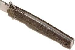 Viper Fate VT 4005 SWCV Stonewashed, Green Micarta, Fixed Blade -Famous Knife Shop VPVT4005SWCV 07 viper fate vt vpvt4005swcv 07