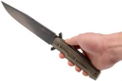 Viper Fate VT 4005 SWCV Stonewashed, Green Micarta, Fixed Blade -Famous Knife Shop VPVT4005SWCV 08 viper fate vt vpvt4005swcv 08