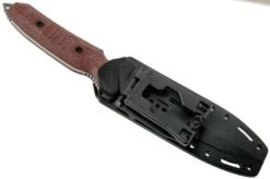 Viper Fearless VT4018CR Sleipner Stonewashed, Red Canvas Micarta, Fixed Knife, Rumici Design -Famous Knife Shop VPVT4018CR 07 viper