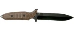 Viper Fearless VT4020CM Sleipner DLC, Brown Canvas Micarta, Fixed Knife, Rumici Design -Famous Knife Shop VPVT4020CM 02 viper